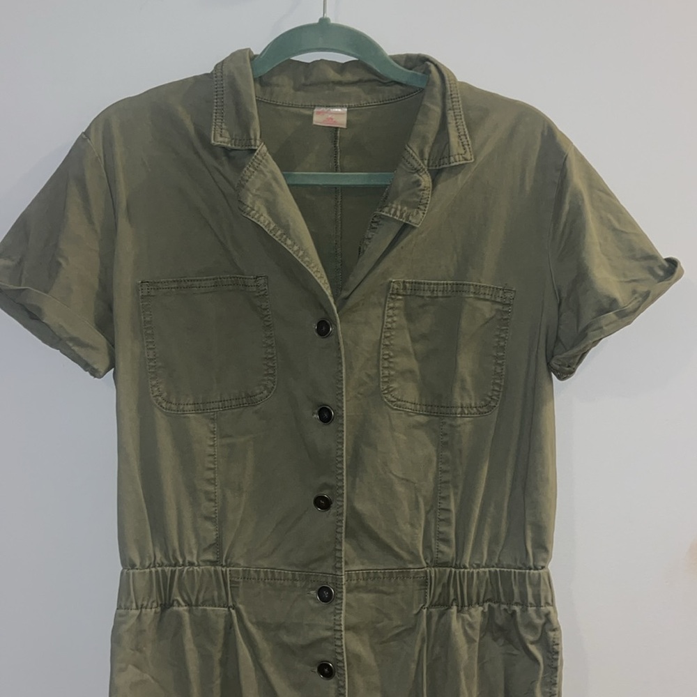 Army Green Jumpsuit